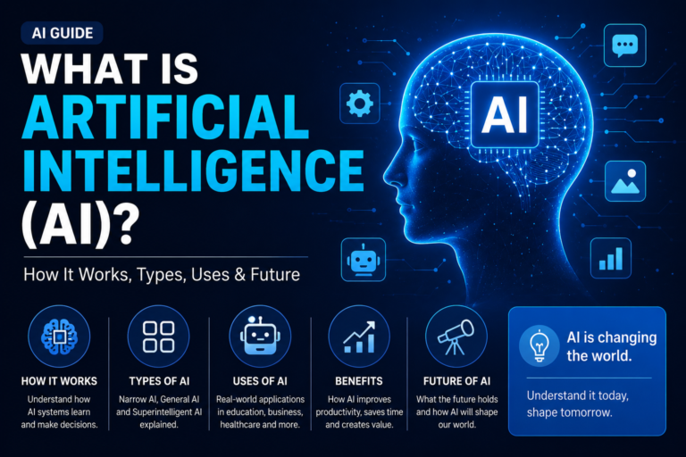 What Is Artificial Intelligence (AI)? How It Works, Types, Uses & Future