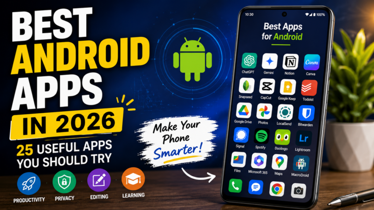 Best Android Apps in 2026: 25 Useful Apps You Should Try