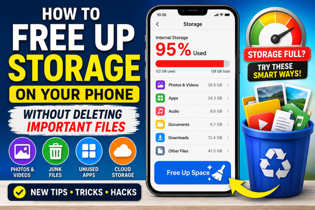 How to Free Up Storage on Your Phone Without Deleting Important Files