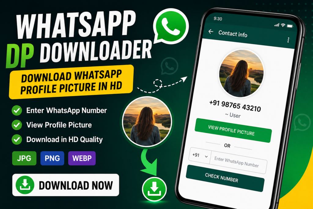 WhatsApp DP Downloader: Download WhatsApp Profile Picture in HD