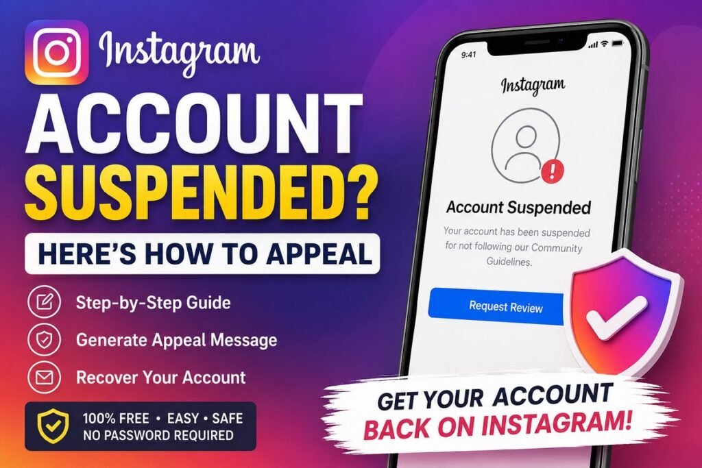 Instagram Account Suspended or Disabled? How to Appeal & Recover in 2026